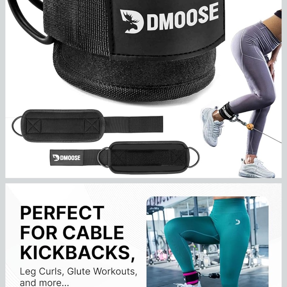 DMoose Ankle Straps for Cable Machines